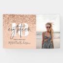 Search for 18th birthday banners Glitter