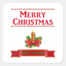 Search for red candle stickers Merry christmas