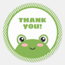 Search for frog thank you stickers Birthday