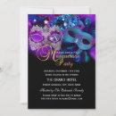 Search for pink purple masquerade party invitations Mardi gras