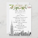 Search for nyc skyline wedding invitations Watercolor