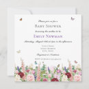 Recherche de butterflies baby shower invitations Élégant