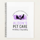 Search for pet sitting planners Animal care