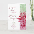 Search for vintage aunt birthday cards Floral