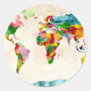 Search for watercolor map stickers Atlas