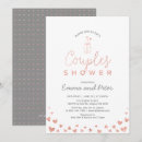 Search for rose gold shower wedding invitations Simple