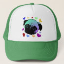 Search for love pattern hats Retro