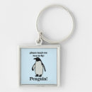 Search for funny penguin keychains Bird
