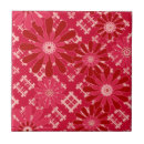Search for red flower tiles Floral