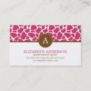 Search for giraffe pattern business cards Cool