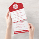 Search for one sided invitations Red