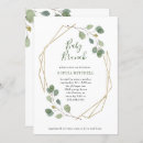 Search for greenery brunch baby shower invitations Foliage