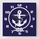 Recherche de nautical horloges Bleu