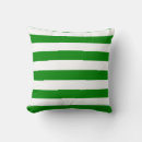 Search for white and green pillows Stripes