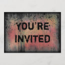 Search for grunge halloween invitations Blood