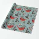 Search for christmas bird wrapping paper Snowflake