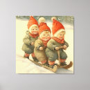 Search for santa canvas prints Sled