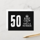 Search for fun 50th cards Typography