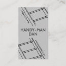 Search for odd jobs business cards Handy man