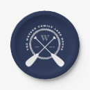 Search for monogram paper plates Navy blue