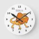 Recherche de reptile horloges Illustration