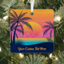 Search for tropical ornaments Sunset