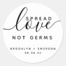 Search for hand sanitizer wedding stickers Modern