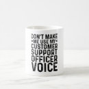 Search for customer support mugs Typography