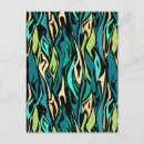 Search for turquoise and black postcards Abstract