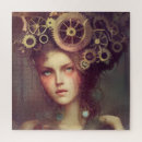 Search for fantasy steampunk puzzles Ai generated