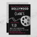 Recherche de hollywood anniversaire invitations Film