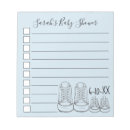 Recherche de douche bébé blocsnotes Bleu