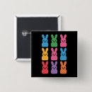 Search for easter square buttons Bunny