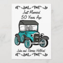 Search for antique car invitations 50th