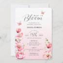 Search for spring baby girl shower invitations Pink flowers