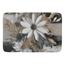 Search for black and gold bath mats White