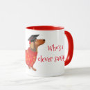 Search for funny sausage dog mugs Cute