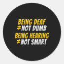 Search for deaf awareness stickers Alphabet