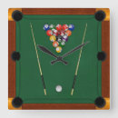 Recherche de billards horloges Table de billard