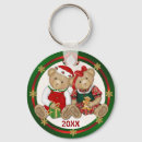 Search for gingerbread cookie keychains Santa