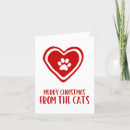 Search for paw print heart postcards Cat mom