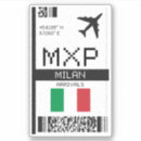 Search for milan stickers Europe