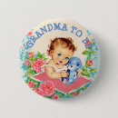 Recherche de bébé vintage badges Grandmother