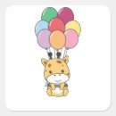 Search for funny giraffes stickers Colourful