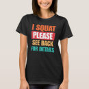 Search for squats tshirts Workout