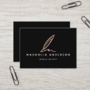 Search for rose gold foil business cards Simple