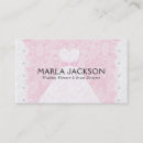 Recherche de rose dentelle cartes visite Girly