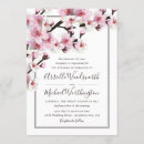 Recherche de cherry blossom wedding invitations Printemps