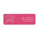 Search for university return address labels Elegant