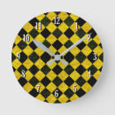 Search for black marble clocks Chequered